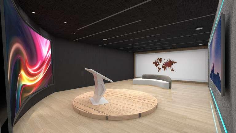 Immersive experience centre audiovisual environment
